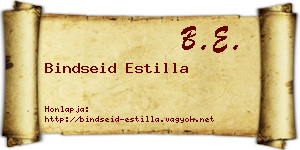 Bindseid Estilla névjegykártya