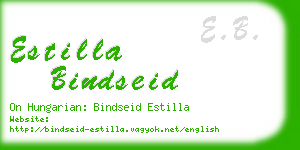 estilla bindseid business card